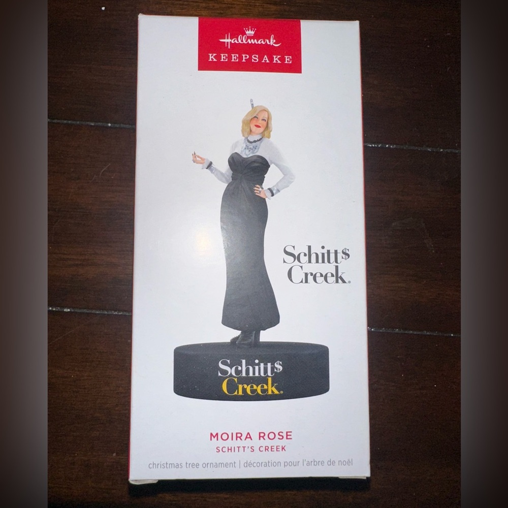 2024 Hallmark Keepsake Moira Rose Ornament - Black and White new